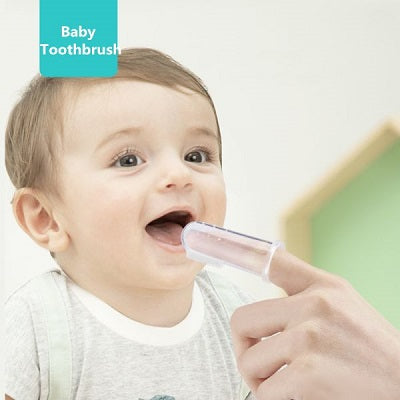 Finger Toothbrush Baby Tongue Brush Teeth Soft Silicon Material