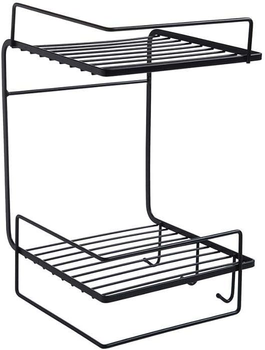Multipurpose Double Layer Wall Mounted Shelf Rack for Bathroom & Kitchen