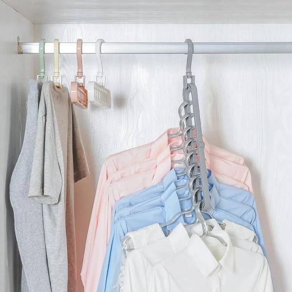Imperial Magic Hangers 9 Holes Organizer Hangers For Clothes