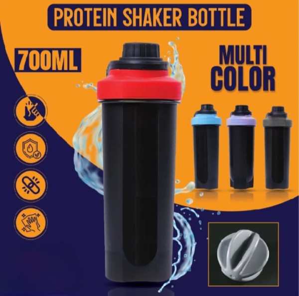 Imperial Shaker Bottle 700ml/black Elegant Water Bottle