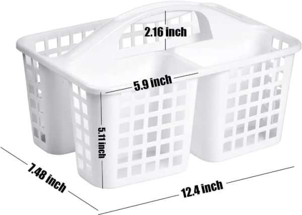 Imperial 3-compartment Storage Basket/plastic Storage Basket For Multipurpose