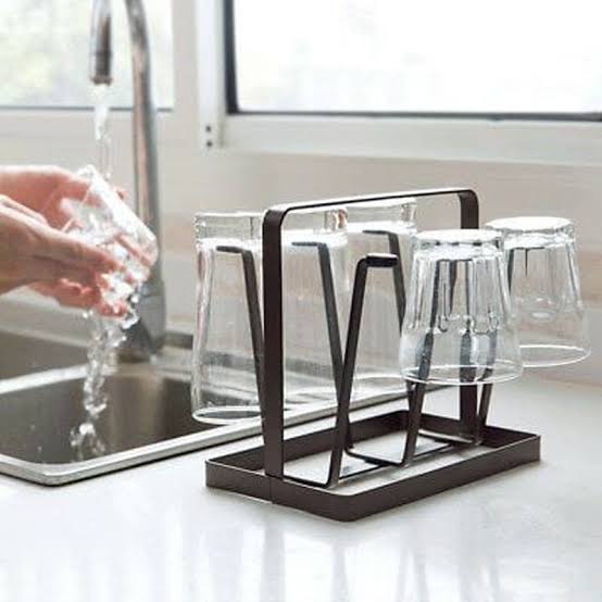 Bronze Glass Stand/kitchen Organizer/glass And Cup Stand/kitchen Organizer