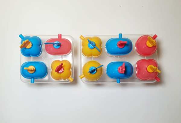 Imperial 6 Stick Rainbow Shape Icepopsicles/reusable Ice Candy Maker/lolly Mold/kulfi Set Maker