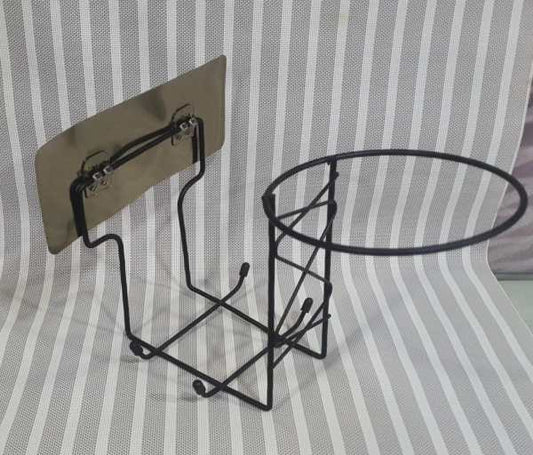 Wall Mounted Motorcycle Helmet & Gear Holder – 4-Hook Multipurpose Rack