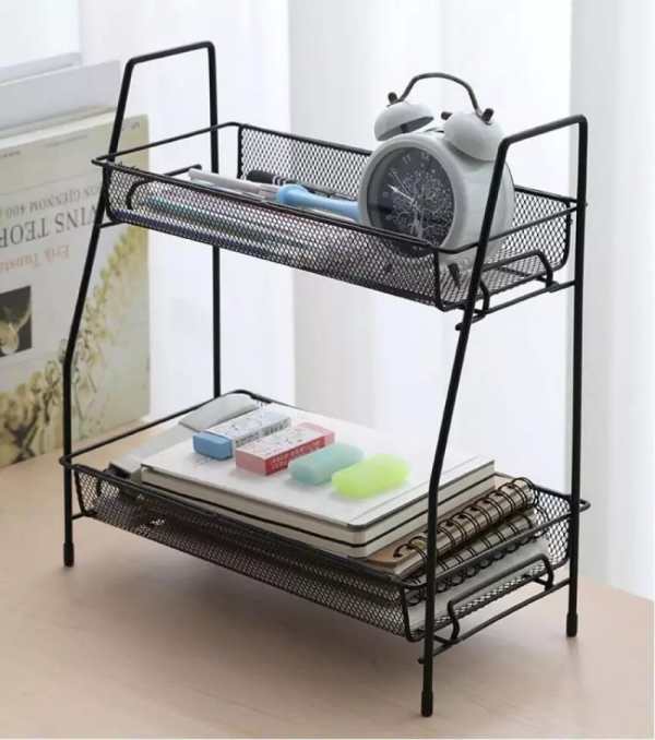 Imperial 2-Tier Metal Storage Rack – Multi-Purpose Organizer