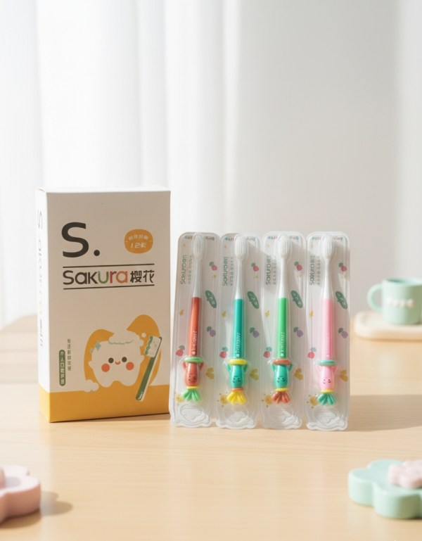 Sakura Kids Soft Bristle Toothbrushes