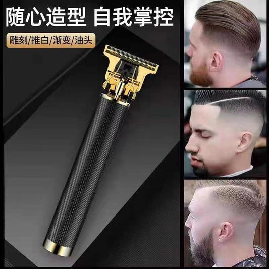 T9 Rechargeable Metal Body Electric Hair Clipper & Hair Trimmer Professional - Beard Trimmer & Styler Shaving Machine Barber Shop Set Beard Shaving Hair Cutting Machine Men Shaver Grooming Kits T-Blade Close Cutting Trimmer