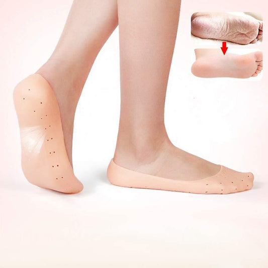 Moisturizing Anti-Crack Silicone Socks for heal cracks and pain relief