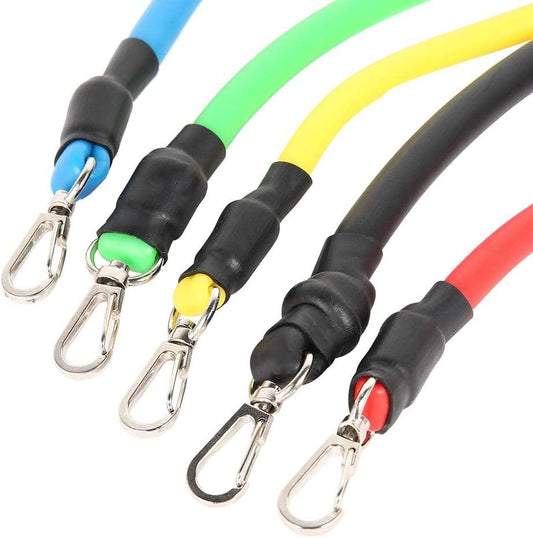 Resistance Band for Stretch Fitness Muscle Strength Training Pulling Rope Home Equipment Set for Yoga Gym Physical Exercise, Therapy, Outdoor Exercises