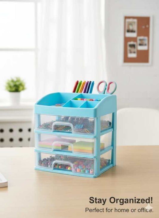Multi-Purpose Desktop Organizer with Drawers