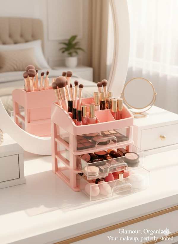 Multi-Purpose Desktop Organizer with Drawers