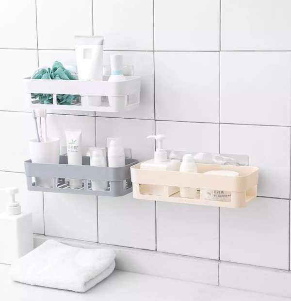 Imperial rectangular storage rack/organizer basket/bathroom shelf/wall mounted shelf