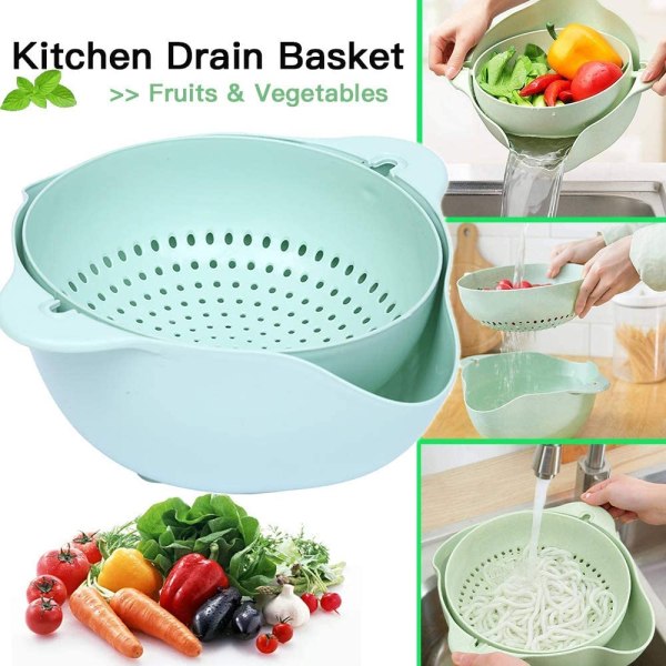 Dual-Layer Drain Basket