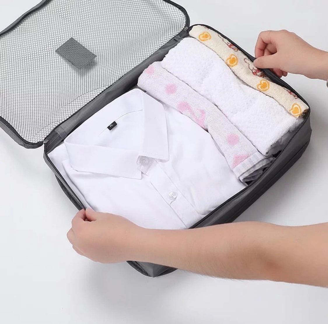 6pcs set travel storage bag suitcases travel