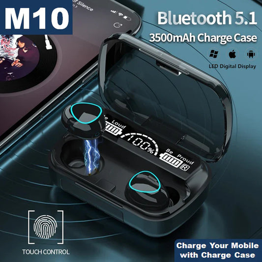 M10 TWS WIRELESS EARBUDS