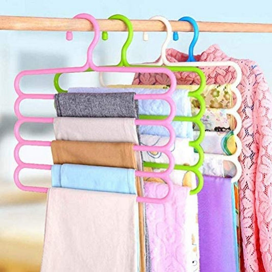 5-Layer Space-Saving Clothes Hanger