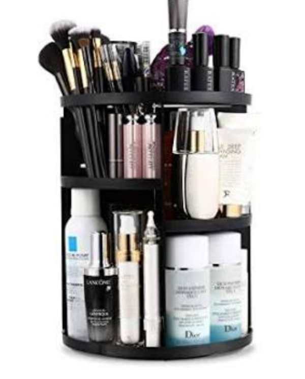 Imperial 360 Rotative Cosmetic Organizer/makeup Storage Plastic Drawer Cosmetic Organizer