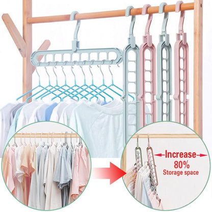 Imperial Magic Hangers 9 Holes Organizer Hangers For Clothes