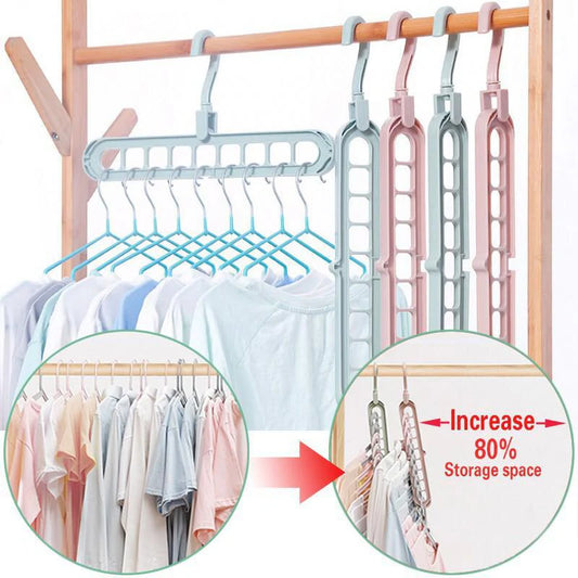 Imperial Magic Hangers 9 Holes Organizer Hangers For Clothes
