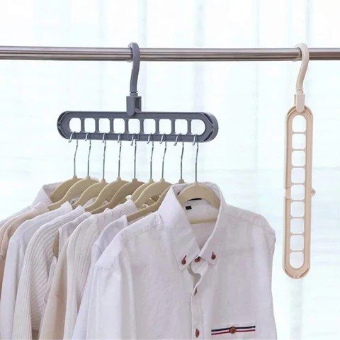 Imperial Magic Hangers 9 Holes Organizer Hangers For Clothes