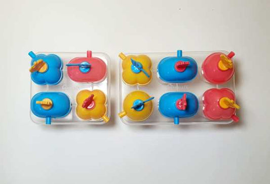 Imperial 6 Stick Rainbow Shape Icepopsicles/reusable  Ice Candy Maker/lolly Mold/kulfi Set Maker