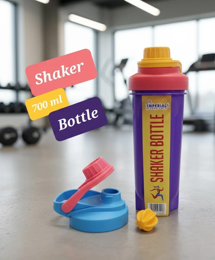 Imperial Shaker Bottle Colorful Large 700ml/sports Gym Water Bottle Multipurpose Shaker