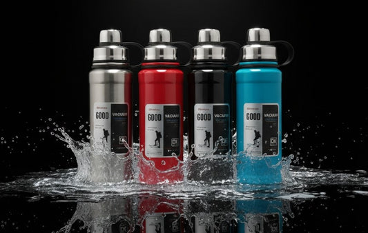 "GOOD" Vacuum Insulated Stainless Steel Water Bottle - Leak-Proof Outdoor Flask